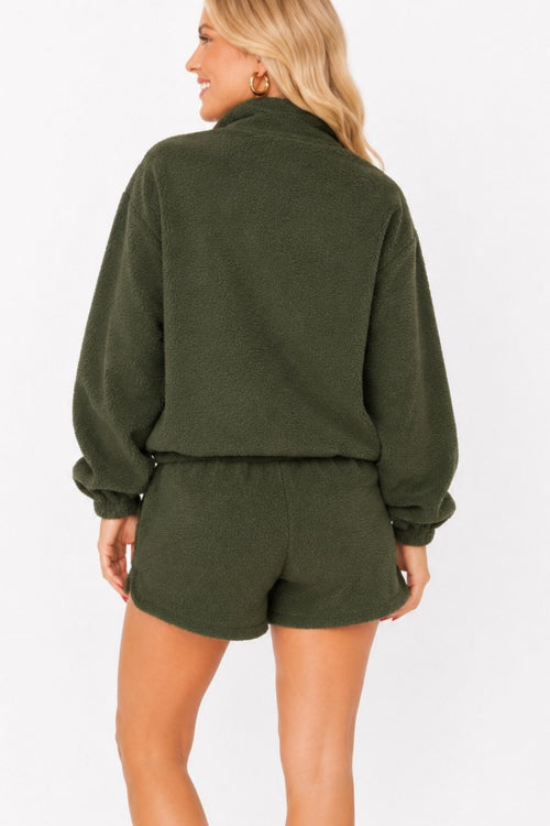 BC Green Fleece Set